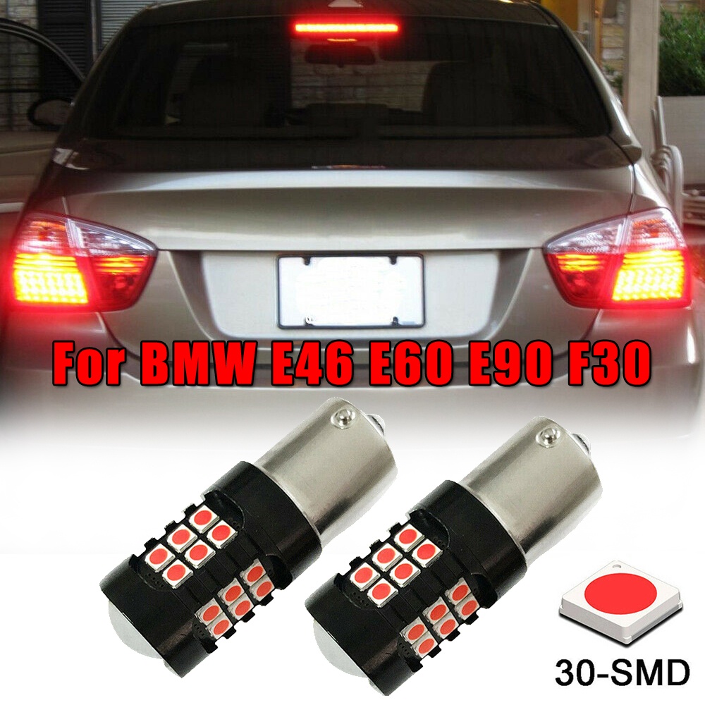 หลอดไฟท้ายรถยนต์ LED สีแดง สําหรับ BMW E46 E60 E90 F30