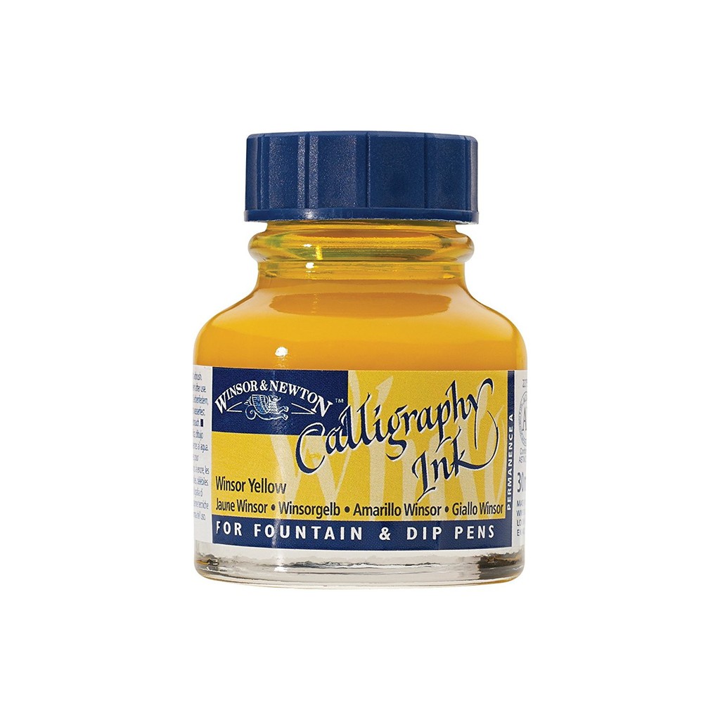 หมึกประดิษฐ์ตัวอักษร Winsor & Newton - Winsor Yellow (30ml)