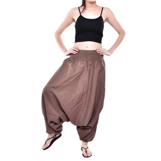 กางเกงม้งเด็กดอย Harem Pants Long (Unisex) กางเกงม้งขายาว กางเกงผ้าฝ้าย