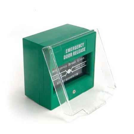Emergency Door Release" Break Glass