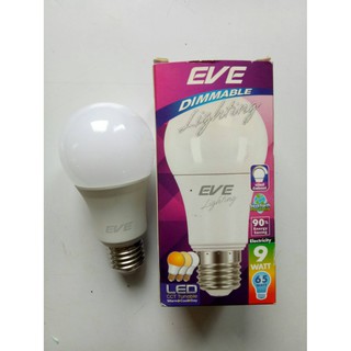 หลอด EVE LED A60 เปลี่ยนสี 3in1 9W เปลี่ยนสีได้ในหลอดเดียว(Daylight,Coolwhite,Warmwhite)