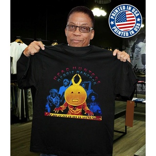 [S-5XL] GILDAN 【ชุดประจําวัน】ใหม่ เสื้อยืด ผ้าฝ้าย 100% พิมพ์ลาย Herbie Hancock Head Hunters Jazz Singer สีดํา สําหรับผู