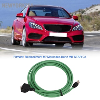 Newyork251 Diagnostic Scanner Cable Car Adapter Replacement for Mercedes‑Benz MB STAR C4