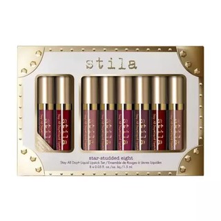 Stila Star Studded Eight Liquid Lipstick Set สติล่า ลิปสติกมินิเซ็ต (8 แท่ง/1เซต)