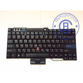 LENOVO Keyboard คีย์บอร์ด LENOVO THINKPAD T60 T61 R60 R61 R400 R500 T400 T500 W500 W700 ไทย อังกฤษ