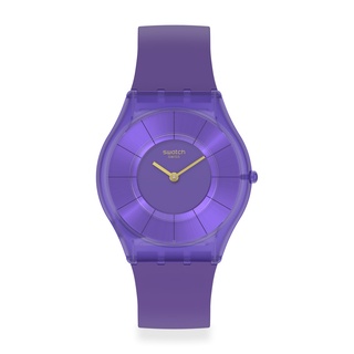 Swatch นาฬิกาผู้หญิง PURPLE TIME รุ่น SS08V103