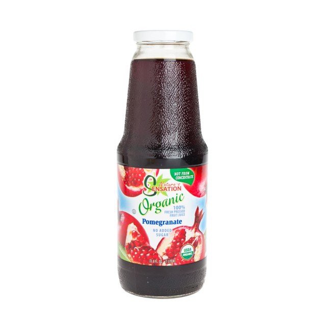 💛💛ไม่แท้คืนเงิน💜Organic Fresh Pressed Pomegranate Juice 1000ml น้ำทับทิมเข้มข้น ช่วยให้ผิวดูอ่อยเยาว์