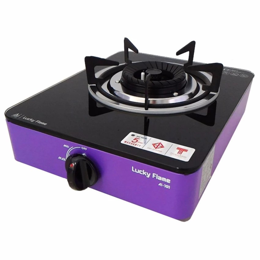 LuckyFlame AI-101 หน้ากระจกสีดำ (สีม่วง)