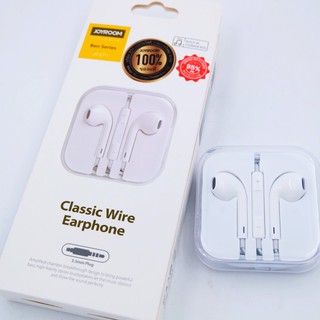 #JOYROOM JR-EP1 Classic Wire Earphone หูฟัง สมาร์ทโฟน มีไมค์โครโฟน แท้ 100%