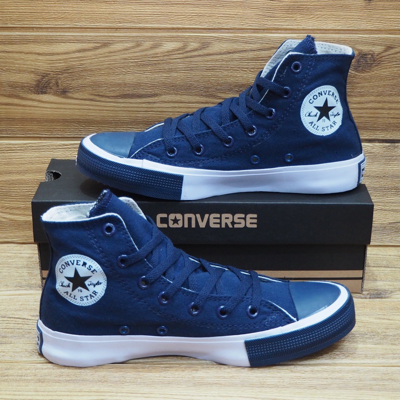 CONVERSE ALL STAR HIGH HI รองเท้าผ้าใบสําหรับผู้ชาย CONVERS ALLSTAR NAVY BLUE