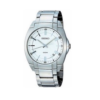 Seiko Analog Business Quartz Silver Mens SGEB49P1