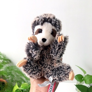 ตุ๊กตาสล็อต สีน้ำตาล ตุ๊กตา Sloth stuffed animal ตุ๊กตาสัตว์เหมือนจริง  Three Toed Sloth Plush