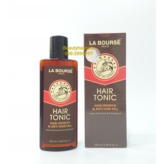 La Bourse Hair Tonic ลาบูสส์ แฮร์ โทนิค บำรุงรากผม ลดผมร่วง เร่งผมยาว ขนาด 100 ML ลาบูส