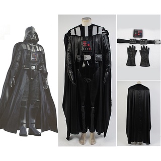 ชุดจั๊มสูทคอสเพลย์ Darth Vader สีดํา เหมาะกับเทศกาลฮาโลวีน คริสต์มาส สําหรับผู้ชาย