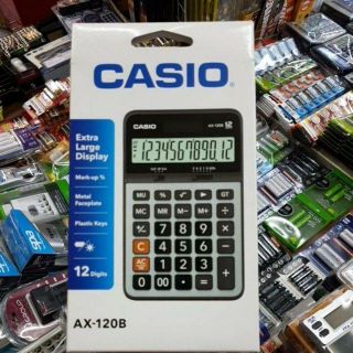 Casio AX120B เครื่องคิดเลขตั้งโต๊ะ 12หลัก ของแท้