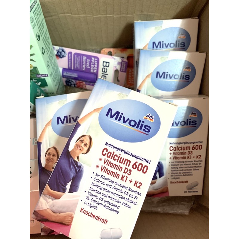 Mivolis Calcium 600+VitaminD3 วิตามิน K2