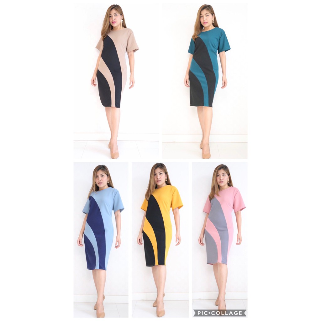 เดรสสาวอวบ JJ shop สวย