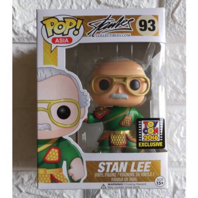 Funko pop Marvel Exclusive Stan Lee Guan Yu 93 Toycon Exclusive พร้อมส่ง สแตนลี กวนอู figure ของหายา