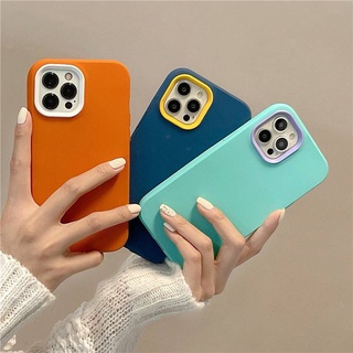 เคสประกบสีพื้นมาใหม่  เคสประกบสีพื้นมาใหม่  TPU นิ่ม ใช้สำหรับIPทุกรุ่น #028