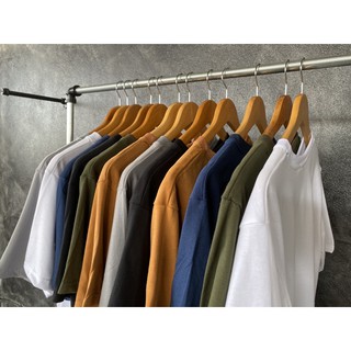 เสื้อยืดสีพื้น ผ้า Cotton 100% โปรโมชัน 3 ตัว 500 บาท