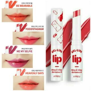 (ของแท้/พร้อมส่ง) Apieu Gel-Like Lip