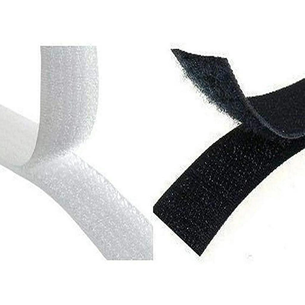 Matching 10 yards long Velcro White Black Velcro tape Self