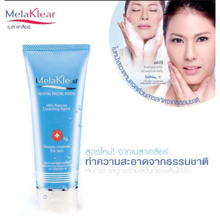 Melaklear Revital Facial Foam 80 g