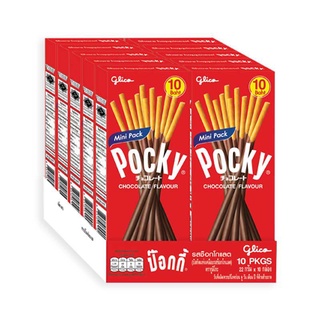 Glico Pocky ช็อกโกแลต ขนาด 22 กรัม× 10 กล่อง