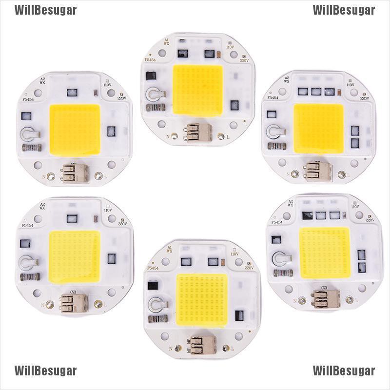 10W/20W/30W/50W COB LED Chip, 1Pcs, 220V LED Light Smart, 46% OFF