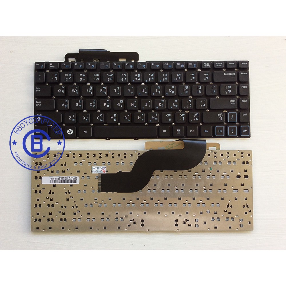 SAMSUNG คีย์บอร์ด SAMSUNG RC408 RV409 RV411 RV410 RV412 RV413 RV415 RV418 RV420 RV515 E3420 ไทย อังก