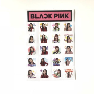 สติกเกอร์ black pink มีไดคัท