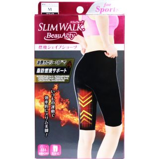 เลกกิ้งขาสั้นออกกกำลังกาย​ slimwalk​ burning calories BeauActy for sports size มี M กับ L