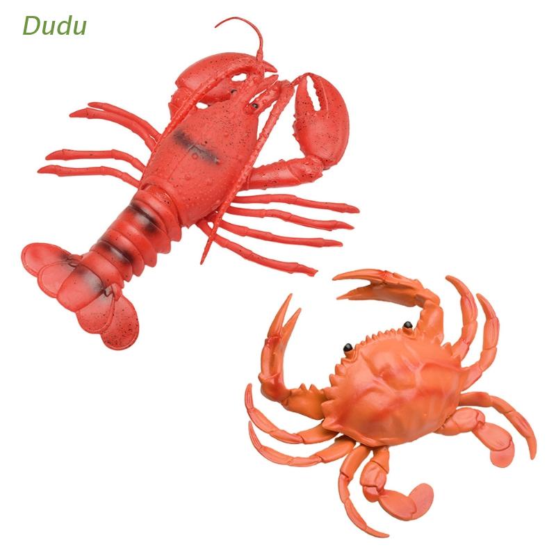 Dudu โมเดลกุ้งปูของเล่นสําหรับเด็ก 1 ชิ้น