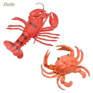 Dudu โมเดลกุ้งปูของเล่นสําหรับเด็ก 1 ชิ้น