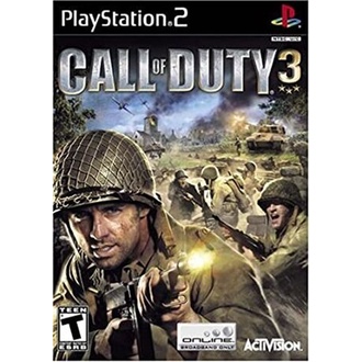 GAMES SHOP / call of duty 3 ps2 สินค้าพร้อมส่ง