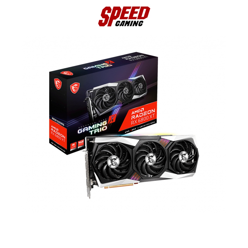 MSI VGA CARD RADEON RX6800XT GAMING X TRIO 16G/3Y By Speed Gaming