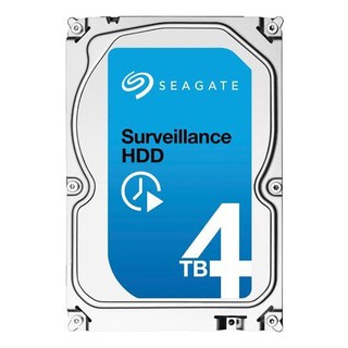 Seagate (ฮาร์ดดิสก์) HDD CCTV SEAGATE SKYHAWK 4TB ( HVS-ST4000VX000) Internal Hard Drive HDD 3.5 Inch 5900RPM CACHE 64MB