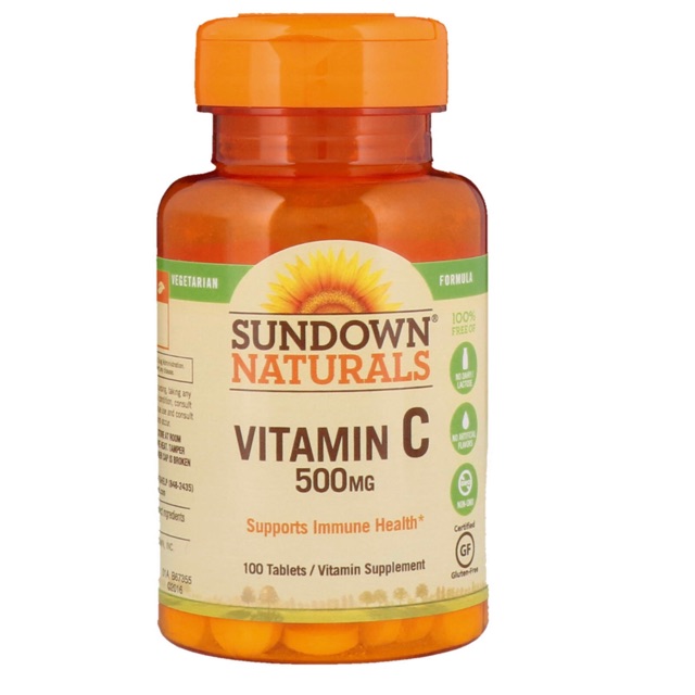 Sundown วิตามินซี, Vitamin C-500 Mg 100 เม็ด