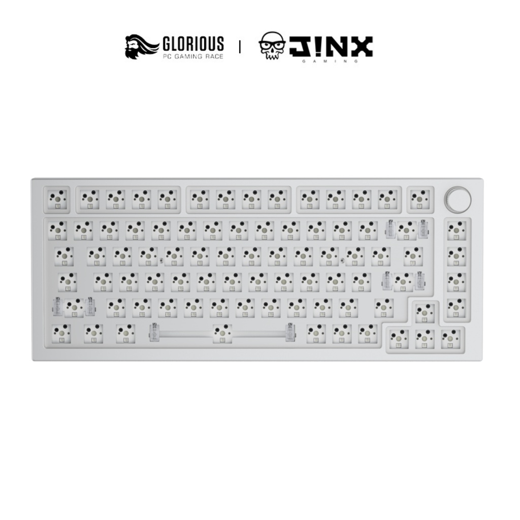 Glorious GMMK Pro barebone keyboard - White ประกันศูนย์ 2 ปี