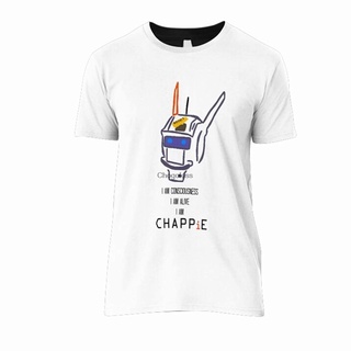 เสื้อยืดลําลอง แขนสั้น พิมพ์ลาย Chappies Consciousness Clic 90S สไตล์เรโทร เรียบง่าย สําหรับผู้หญิงS-5XL