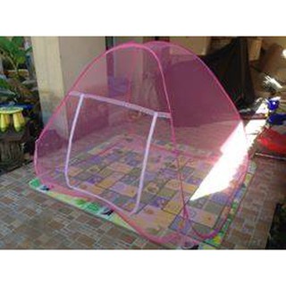 มุ้งเต้นท์แบบป็อบอัพ   ขนาดมุ้ง +/-180x200cm. (6ฟุต)