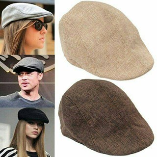หมวกแฟชั่น Fashion Peaked Cap Flat Hat Beret Hats Cabbie Newsboy Country Golf Style