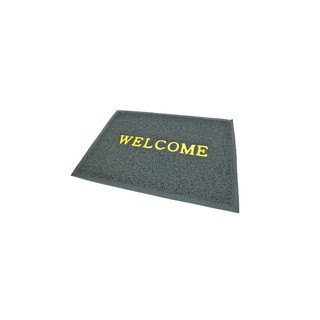 พรมดักฝุ่น WELCOME 50X70 เทา HLS | HOME LIVING STYLE | 3G-4 50X70 GREY พรมนอกบ้าน พรมปูพื้น พื้นและผนัง พรมดักฝุ่น WELCO