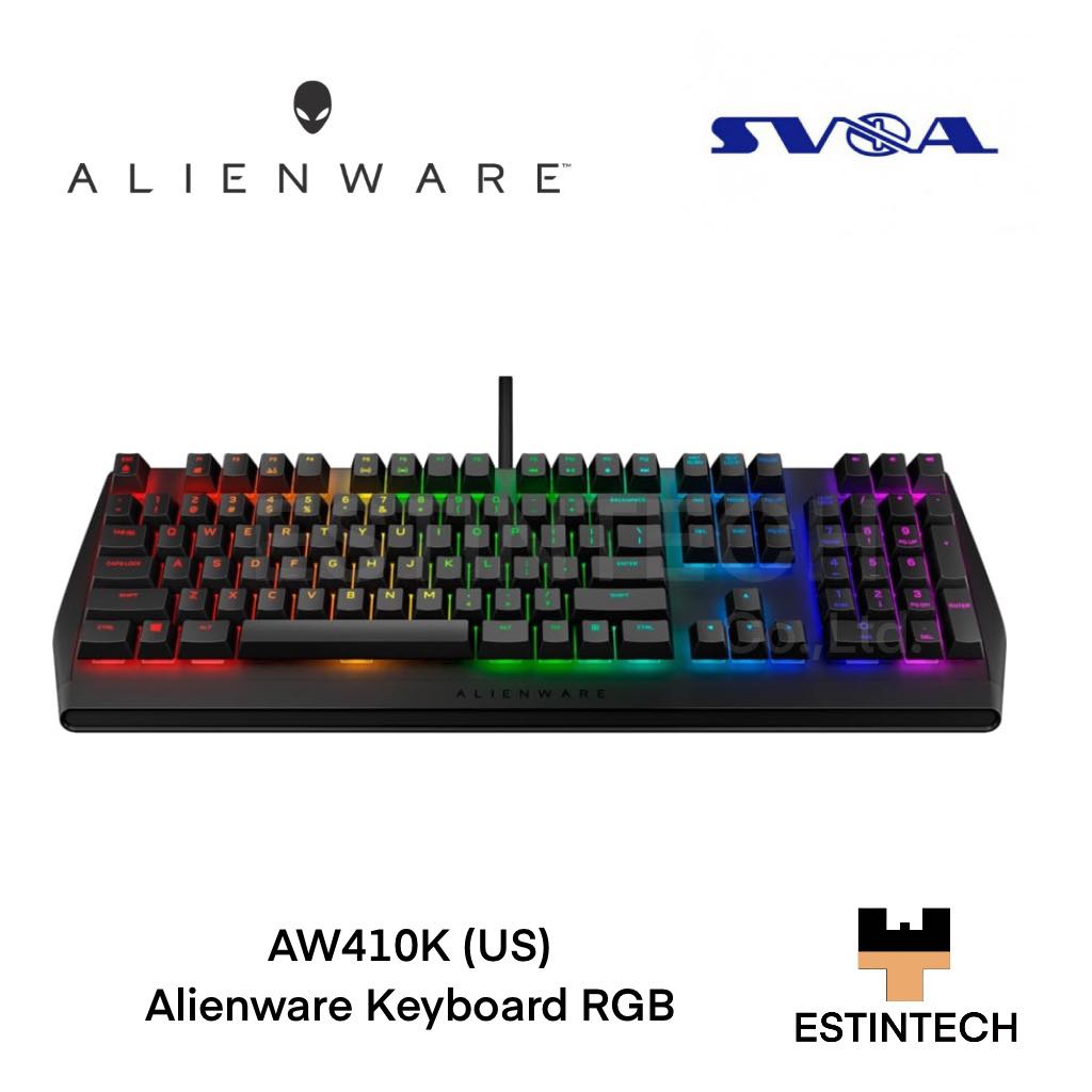 Keyboard (คีย์บอร์ด) Alienware AW410K RGB (US) ของใหม่ประกัน 2ปี