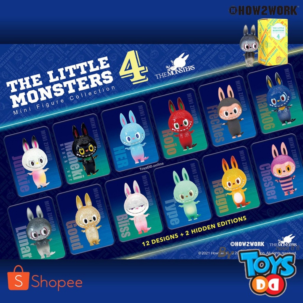 POP MART How2work X Kasing Lung Zimomo - The Little Monsters