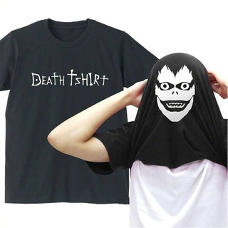 😈เสื้อยืดคอกลมแขนสั้น Back Flip ANIME Mask (ยมทูตลุค จาก Death Note)💯