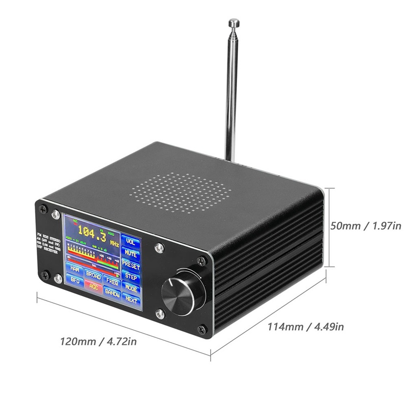 Ats-100 SI4732/SI4735 ตัวรับสัญญาณวิทยุ FM LW (MW & SW) SSB (LSB & USB) รองรับการค้นหาแบบเต็มคลื่น #5