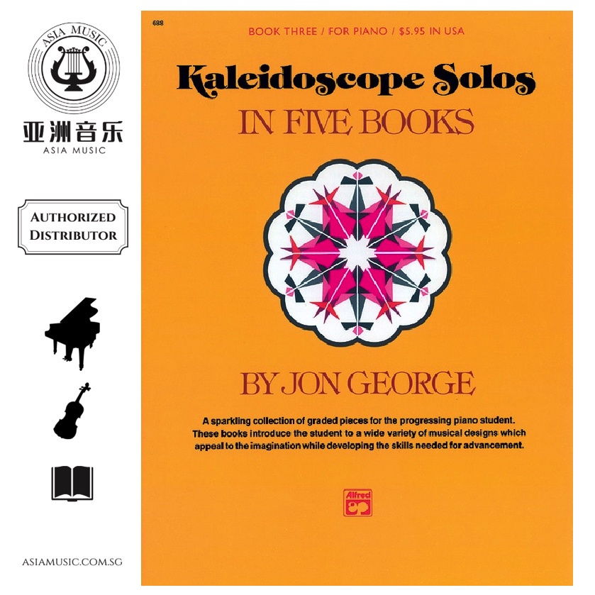 AUTHORZED DISTRIBUTOR - ALFRED MUSIC - ALFRED KALEIDOSCOPE SOLO PIANO LEVEL 3