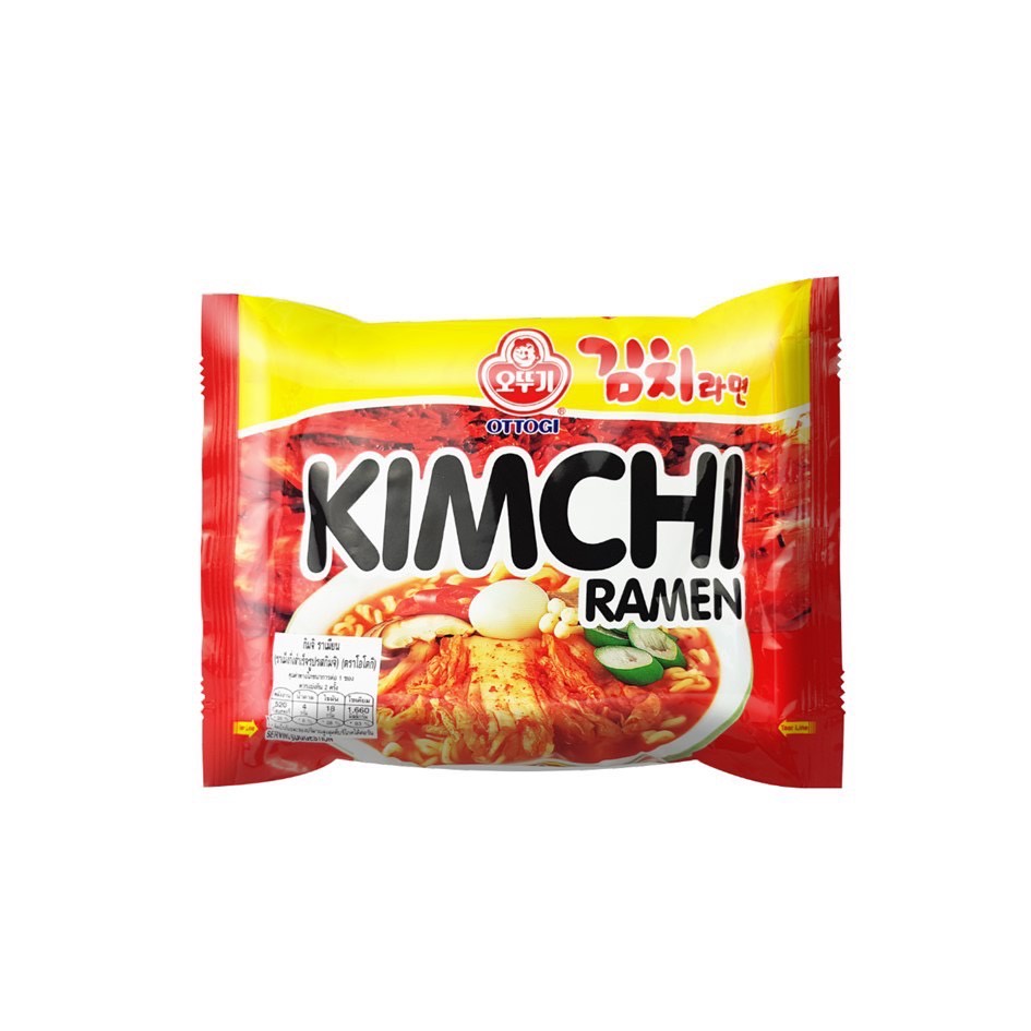 ออทโตกิ กิมจิราเมง บะหมี่กึ่งสำเร็จรูปรสกิมจิ Ottogi Kimchi Ramen Instant Noodles 120g
