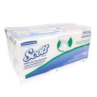 สก็อตต์ M-fold กระดาษเช็ดมือ 250 แผ่น (4 ห่อ) Scott M-fold Hand Towels 250 Sheets (4 Packs)